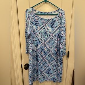 VGUC Lilly Pulitzer Sophie Dress Meet Me at The Dock XLarge